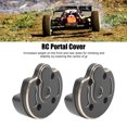 thumbnail image 3 of Tapa De Nudillo De Dirección De Portal, Cubierta De Portal De Coche RC, Latón Resistente Al Desgaste, Resistente Al óxido Para Eje 1/10 Capra SCX10 III AR45P, 3 of 7