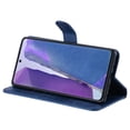 thumbnail image 5 of Case for Samsung Galaxy Note 20 5G Zipper Pocket Wallet Leather Case Magnetic Closure Flip Cover - Blue, 5 of 5