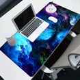 thumbnail image 6 of Gaming Mouse Pad, Large Mouse Pads for Desk, Non-Slip Rubber Base Mousepad, Keyboard Mouse Mat, Desk Pad with Stitched Edges, 31.5x11.8inch, Dazzling Galaxy, 6 of 6