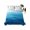 Sky Blue Dark Blue, variant on California King Flat Sheet 108"x98", Sky Blue Coastal Soft Lightweight Bedding Flat Sheets Only, Nautical Modern Ocean Wave Brushed Microfiber Top Bed Sheet, Breathable StainResistant Bedsheets