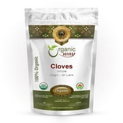 Organic Way Hand Selected Cloves Whole (Syzygium Aromaticum) - Adds Flavour & Aroma | Organic & Kosher Certified | Raw, Non GMO & Gluten Free | USDA Certified | Origin - Sri Lanka (1/4 lbs / 4 oz)