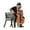 Cellist Chair, variant on 1/64 Scale Miniature Resin Violin Figures Colorful Musicians for Home Display Collection and Scene Photography