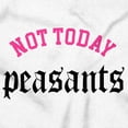 thumbnail image 2 of Funny Sarcastic Not Today Peasants Sweatshirt for Men or Women Brisco Brands S, 2 of 6
