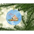 thumbnail image 2 of Merry Christmas Scottish Terrier Ceramic Ornament 2.8 in x 2.8 in, 2 of 3