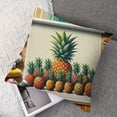 thumbnail image 7 of nygtbtfer Colorful Pineapple Throw Pillow Covers Leaves Summer Tropical Cushion Cover Pillow Case for Sofa Couch Bedroom Living Room  White, 7 of 7