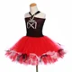 thumbnail image 5 of Disfraz de pirata para niños, fiesta de Halloween, carnaval, vestidos de tul, negro, rojo, para niñas pequeñas, vestido de tutú de capitán pirata elegante con sombrero, 5 of 5