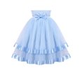 thumbnail image 5 of Robe Fille Bleue Nœud Papillon Fête Concours Robe de Bal Mariage Princesse 10 Ans, 5 of 5