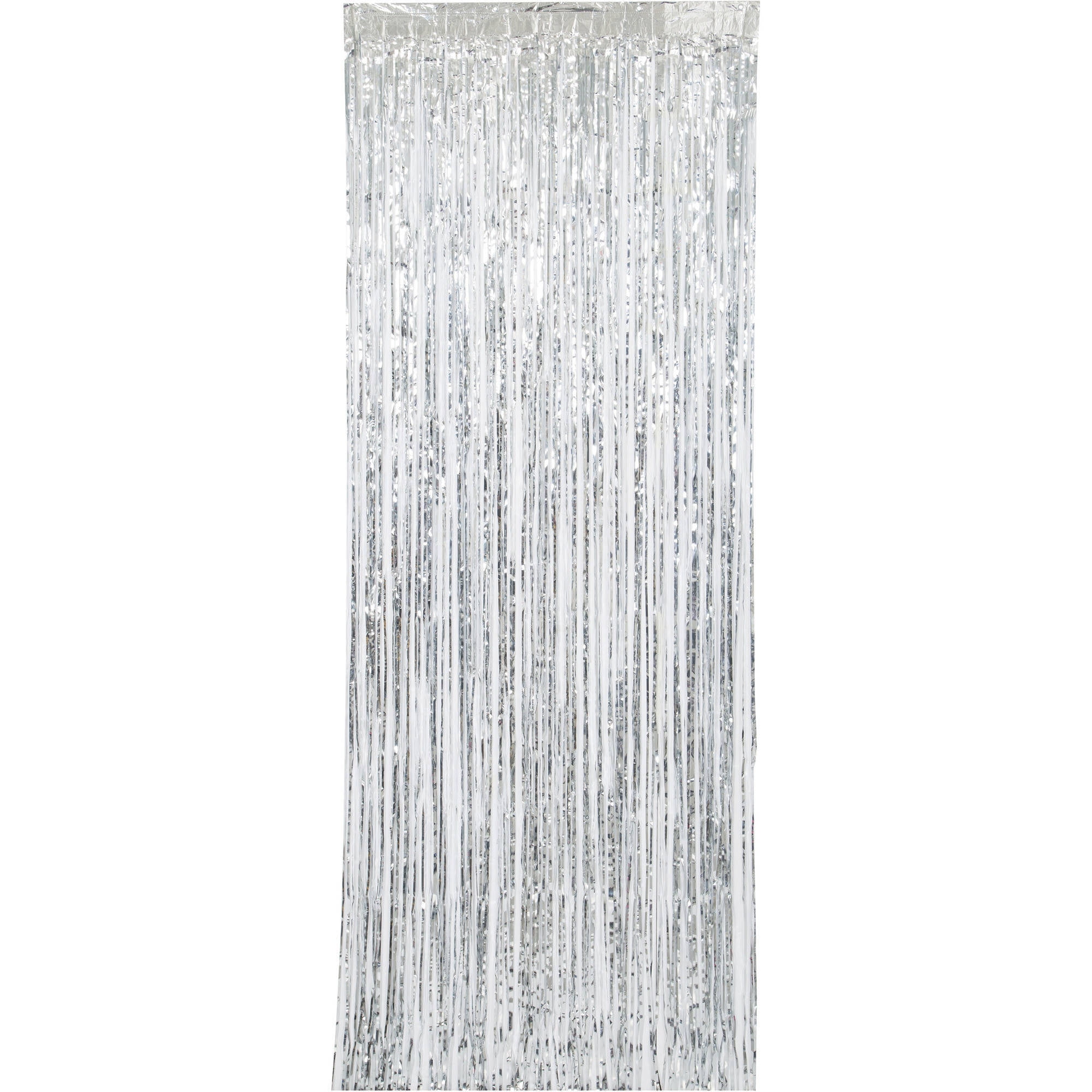 Silver Foil Fringe Curtain Silver Foil Fringe Curtain