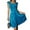 Blue, variant on Elegant Dresses for Women,Womens Dresses,Elegant Sleeveless Velvet Dress with Ruffle Collar Bodycon Fits Blue