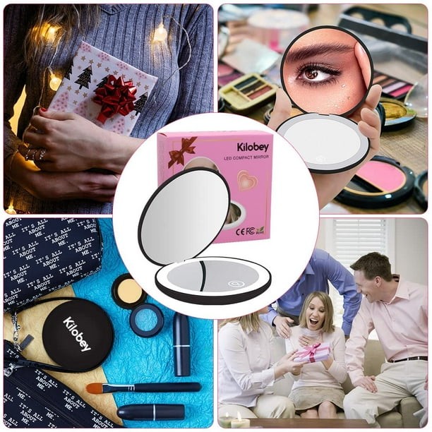 Compact Mirror Led Lighted Travel