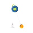 thumbnail image 2 of TISHITA Cat Interactive Toys Funny Cat Feather Toys Cat Teaser Toy Table Tennis Pet Blue Ball, 2 of 8