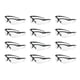 thumbnail image 1 of Gafas de seguridad Jackson SG ANSI Z87.1, lentes transparentes, paquete de 12, 1 of 9