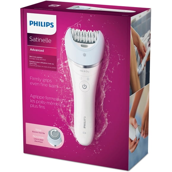 Philips Satinelle Advanced Epilator, Wet & Dry, BRE612/00