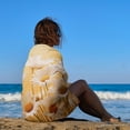 thumbnail image 3 of Sunflower Beach Towel, Microfiber Beach TowelsAbsorbent, Compact, Beach Blanket, Lightweight Towel for The Swimming, 3 of 7