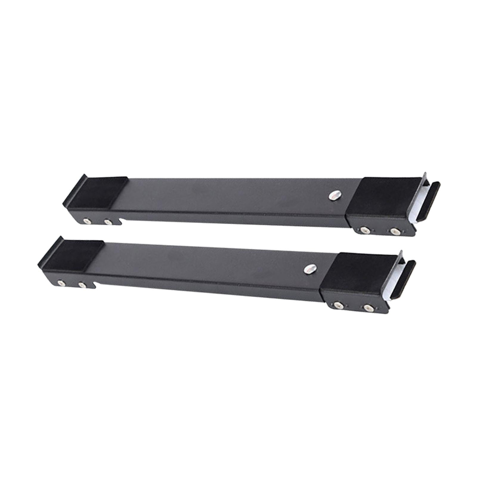 Applicable to Home Appliance Rollers Mobile Base Extendable Bracket Universal Heavy Duty Easily Move Furniture Refrigerator Washing Machine S Black Directional