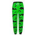 thumbnail image 4 of Xmyrz Halloween Womens Pants Printed Elasticity Tapered Lace Up Pumpkin Winter Sweatpants Bat Ghost Lounge Pants Casual Trouser, 4 of 5