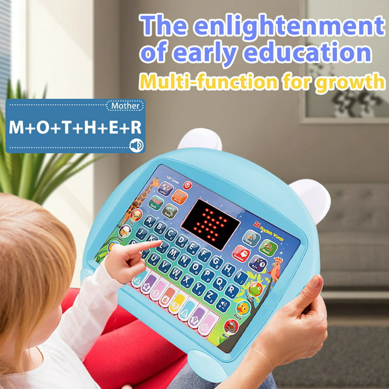 Toy Gift for 2 3 4 Year Old Girls, Kids Educational Toys for 1-3 Year Olds  Toddlers Baby Learning Tablet for 12 18 24 36 Months Girl Boy Laptop for