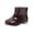 D, variant on Women's Waterproof Rain Boots Short Tube Anti Slip Rubber Shoes Polka Dot Outdoor Comfort Garden Boots