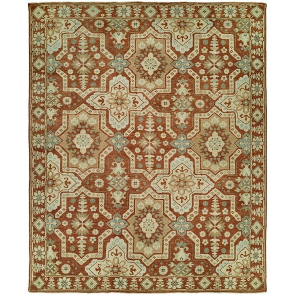 Kalaty Palma Area Rug PM-929 Transitional Multi Geometric, Multi, 6' x 9'
