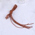 thumbnail image 4 of EeaseCA 10 Paires Lacets Ronds Cirés Lacets Fins Accessoires pour Chaussures pour Chaussures Habillées Chukka (Rouge Brun), 4 of 7
