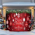 thumbnail image 6 of Extra Large 240x210cm Christmas Barn Themed Garage Door Banner Outdoor Holiday Cover Decorative Background For Festive Season, 6 of 6