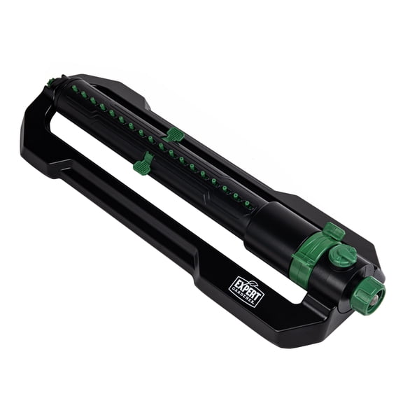 Expert Gardener 4500sqft Adjustable Metal Base Oscillating Lawn Sprinkler