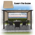 thumbnail image 2 of SUNRISEUMBRELLA 18' x 8.2' Universal Replacement Top Cover for Pergola StructCanopy ure(Canopy Only)(Beige), 2 of 4