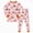 K348-Light Pink, variant on KPVEVIQ Toddler Boys Girls Halloween Pumpkin Pajamas Cute Ghost Print Pjs for Boy Jammies Little Kids Skeleton Skull Sleepwear Clothes Sets,8-9 Y