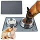 thumbnail image 1 of Tapete de Silicona para Comida de Perro Gris Antiderrame, 1 of 7