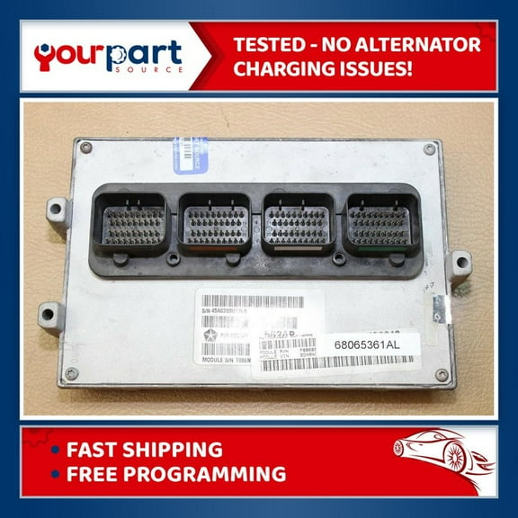 11 CARAVAN TOWN & COUNTRY 3.6L ECU ECM PCM ENGINE COMPUTER 68065361AL TESTED PCM