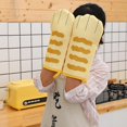thumbnail image 3 of Gants de Four Résistants à la Chaleur en Polyester pour Cuisine, Gants de Four Isolés Protecteurs, Gants de Cuisson Robustes, 3 of 3