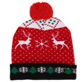 thumbnail image 2 of Knitted Beanie Colorful Light Party Holiday Christmas Beanie Hat for Children Adult, 2 of 21