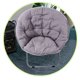 thumbnail image 4 of Silla De Platillo, Cómoda Silla De Platillo Plegable Gris Para Oficina, 4 of 7