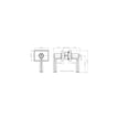 thumbnail image 6 of Wilshire Brushed Gold Keyed Entry Door Handle with Rectangle Rose Featuring Dual Keyway LS6XMFSJYYM, 6 of 6