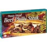 Great Value: Thinly Sliced Beef Philly Steak, 14 oz