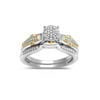 Forever Bride 0.20 Carat T.W. Diamond Wedding Ring in Sterling Silver (J-K, I2-I3)