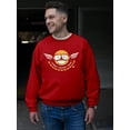 thumbnail image 2 of Street Racing Team - Retro Moto Racer Emoji Men's Sweatshirt, 2 of 4