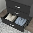thumbnail image 3 of Dressers for Bedroom, Heavy Duty 3-Drawer Wood Chest of Drawers, Modern Storage Bedroom Chest for Kids Room, Black Vertical Storage Cabinet for Bathroom, Closet, Entryway, Hallway, Nursery, L2025, 3 of 8
