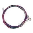 thumbnail image 3 of 1Set Rainbow Colorful Color String for Acoustic Guitar & 6 Pieces Silver Acoustic Guitar Machine Heads Knobs, 3 of 8