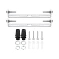 thumbnail image 1 of Unique Bargains 100mm Ceiling Light Plate Kit Light Fixture Mounting Bracket Plate Steel Crossbar for Pendant Wall Light 2 Set, 1 of 7