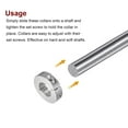 thumbnail image 4 of Uxcell 22mm Bore Set Screw Split Clamp-On Collars Aluminum Alloy, 45mm OD, 12mm Width 2 Pack, 4 of 5