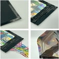 thumbnail image 4 of CCOCC 50Pcs Small Black Ziplock Bags with Clear Window,Reusable Foil Sample Bags,Resealable Mylar Bags for Food Storage (Holographic Black,4.1"x5.9"), 4 of 4