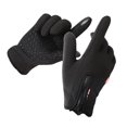 thumbnail image 4 of GOOHOCHY Guantes de invierno cálidos con forro polar para pantalla táctil, para mujer, hombre y adulto, resistentes al viento, de dedos completos, color negro/grande., 4 of 8