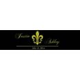 thumbnail image 2 of 100 Black Fleur de Lis Wedding Anniversary Engagement Party Water Bottle Labels 8"x2", 2 of 2