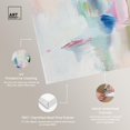 thumbnail image 4 of Verdant Breeze Over White Canvas Modern Colorful Art by Art Remedy, Gallery Wrapped, 16" x 16", 4 of 8
