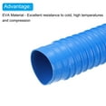 thumbnail image 3 of Unique Bargains PVC Flexible Vacuum Cleaner Hose, 75mm ID 2M Length Dust Collection Hose for Industrial Woodworking Blue, 3 of 5