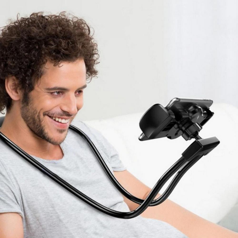 Cell Phone Holder, 360 Degree Rotating Hanging Neck Lazy Phone Mount