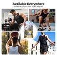 thumbnail image 6 of Balery Dreamy Mushroom House Men's Sleeveless Muscle Shirts Workout Tank Top, Moisture Wicking, Odor Protection-XX-Large, 6 of 8