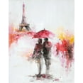 thumbnail image 2 of Art Atelier Alliance 15x18 White Modern Wood Framed Museum Art Print Titled - Watery Romance 2, 2 of 4