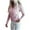 Pink, variant on BXINGOHAI Women's Soft V Neck Long Sleeve Fall Casual Fit Sweater Tops Pink L